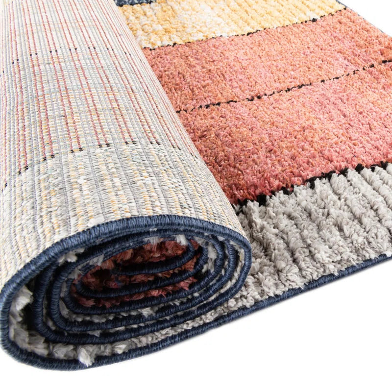 Abrams Geometric Polyester Rug