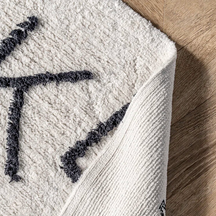 Alphabet SpinCleanhable Rug