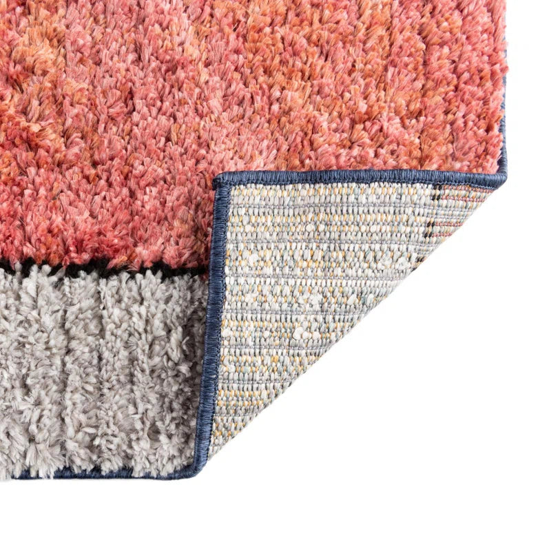 Abrams Geometric Polyester Rug